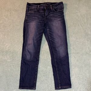 American Eagle Outfitters Women's Deep Indigo Skinny Jeans